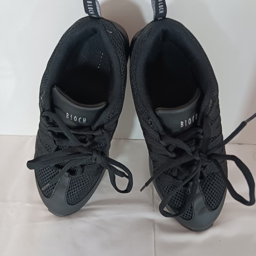 Capezio Black Lace-Up Dance Sneakers